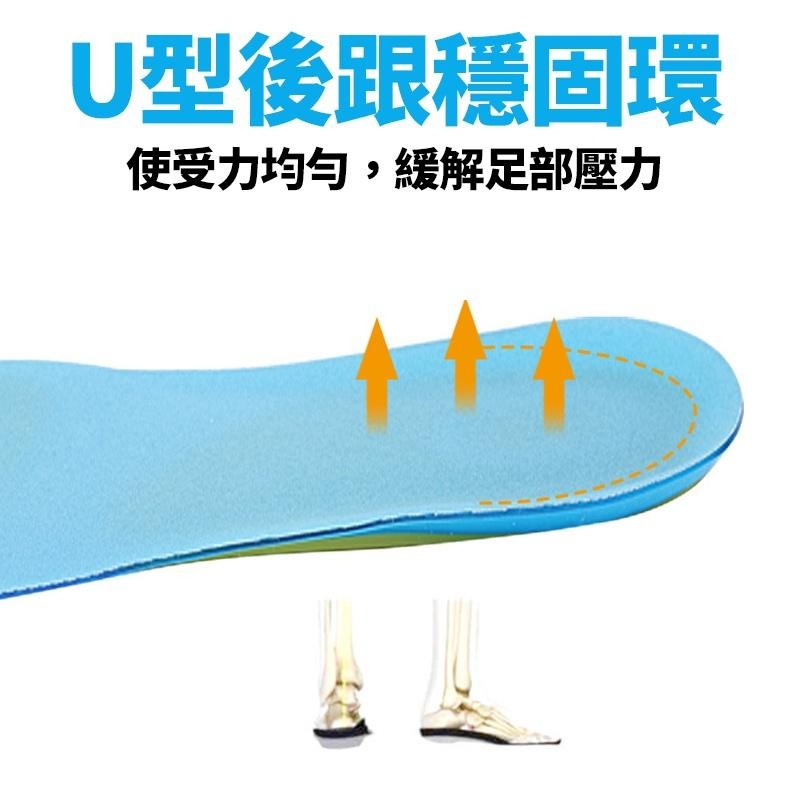 隔日出貨 透氣鞋墊 足弓鞋墊 SES雙色 矽膠 多段減壓 鞋墊 男女適用 可自由剪裁 收納女王 ASA707-細節圖8
