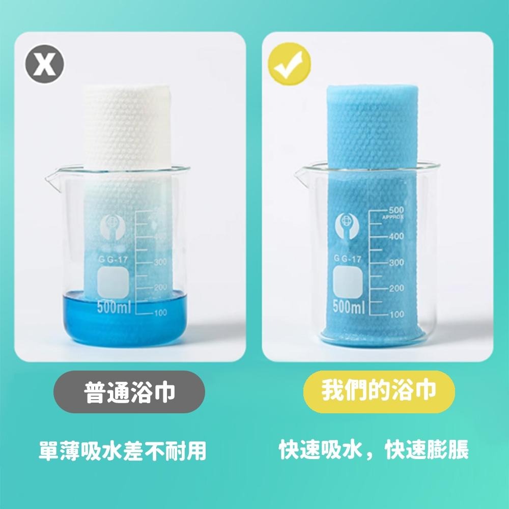 隔日出貨 旅行一次性浴巾 壓縮毛巾 一次性毛巾 壓縮浴巾 吸水毛巾 拋棄式毛巾 收納女王 JAB317-細節圖4