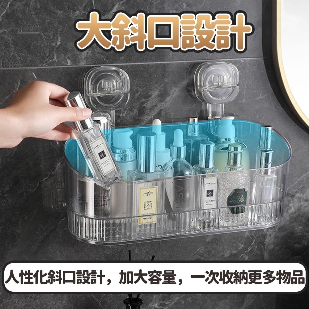 隔日出貨 日本設計按壓吸盤置物架 浴室置物架 壁掛置物架 廚房收納架 吸盤掛鉤 收納女王 JAA417-細節圖5