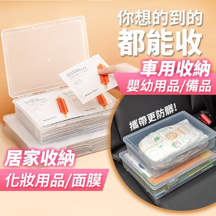 隔日出貨 A4透明文件盒 加厚收納盒 A5 B5文具盒 考卷收納 紙張收納 收據發票收納盒 收納女王 GAC002-細節圖8