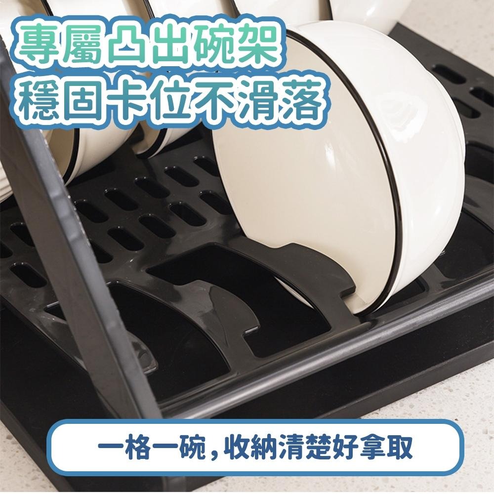 隔日出貨 熱銷日本 免組裝碗盤瀝水架 廚房置物架 收納架 碗盤收納架 杯子收納架 瀝水置物架 收納女王 MAA339-細節圖7