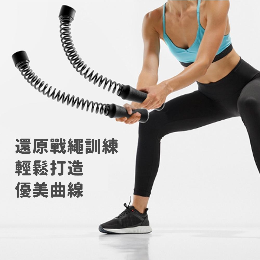 隔日出貨 體能訓練無繩戰繩 拉力繩 彈力繩 訓練繩 運動器材 健身器材 收納女王 JAB704-細節圖6
