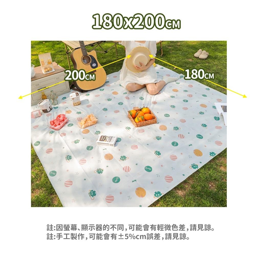 隔日出貨 一次性防潮野餐墊 拋棄式野餐墊 防水地墊 防水布 露營地墊  收納女王 JAB004-細節圖9