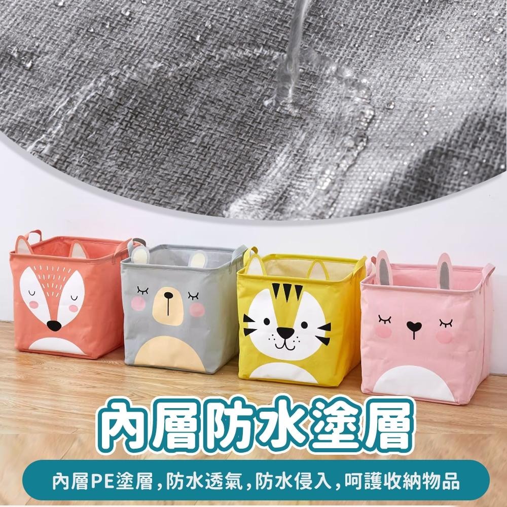 隔日出貨 加大36公升 棉麻收納籃 加厚置物籃 防潑水收納盒 手提籃子 整理盒 居家收納袋 收納女王 GAA609-細節圖4