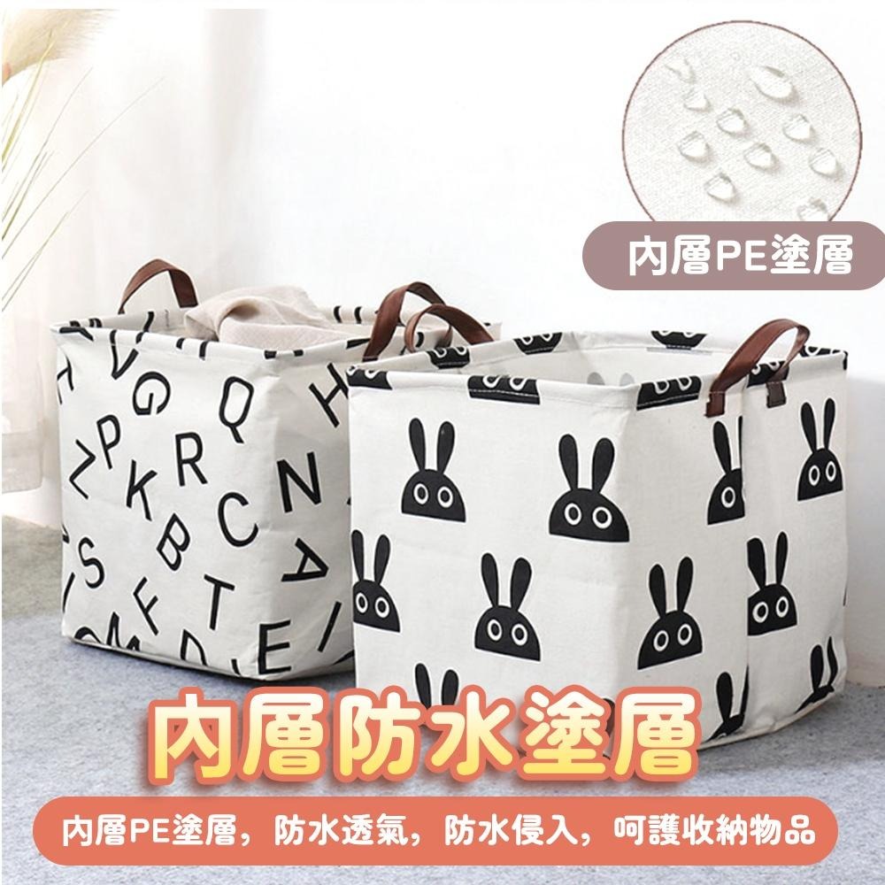 隔日出貨 大容量棉麻收納籃 收納袋 置物籃 籃子 編織籃 衣物籃 收納女王 GAA610-細節圖5