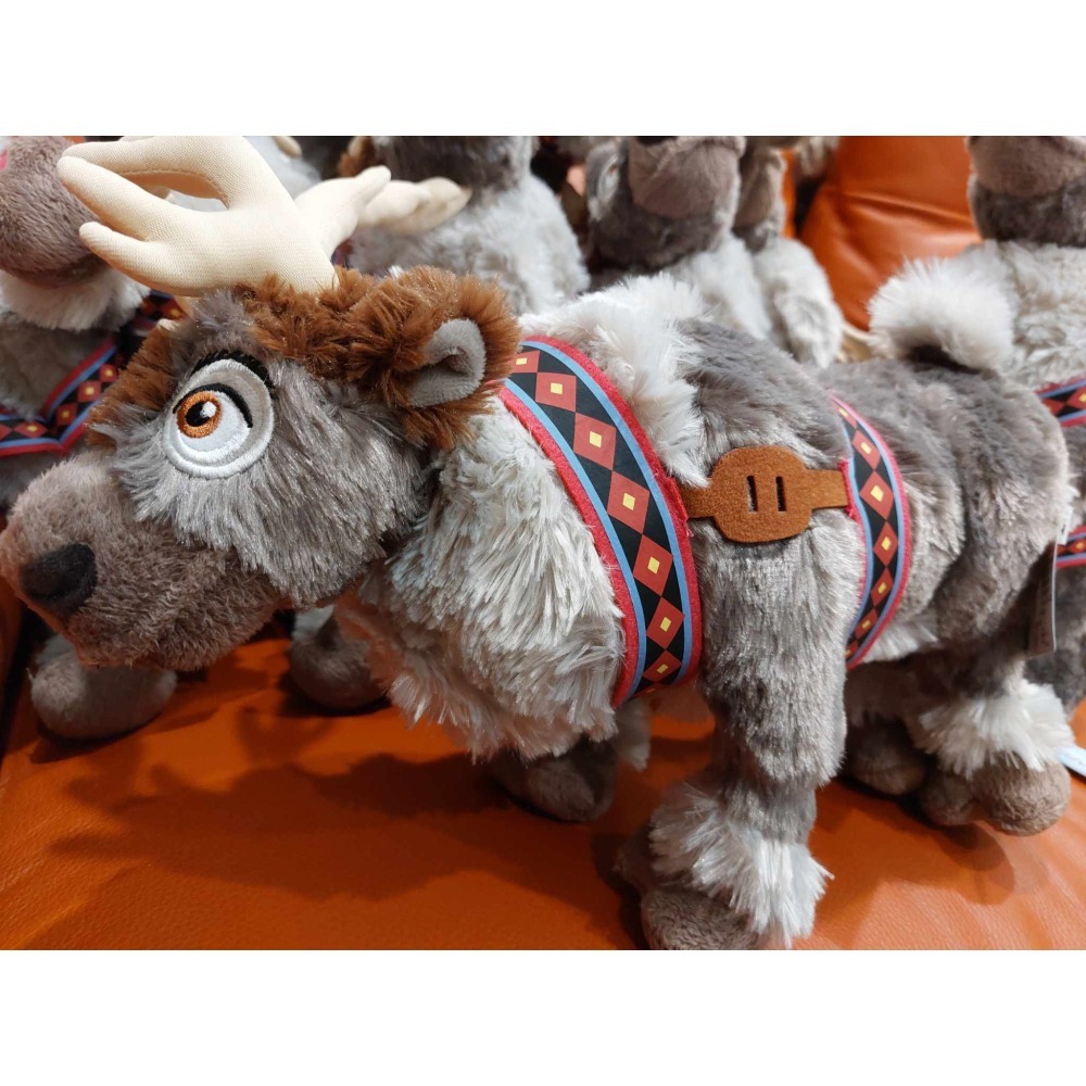 迪士尼 冰雪奇緣 frozen 小斯 麋鹿 馴鹿 玩偶 娃娃 40公分 聖誕禮物 腳可扭動-細節圖3