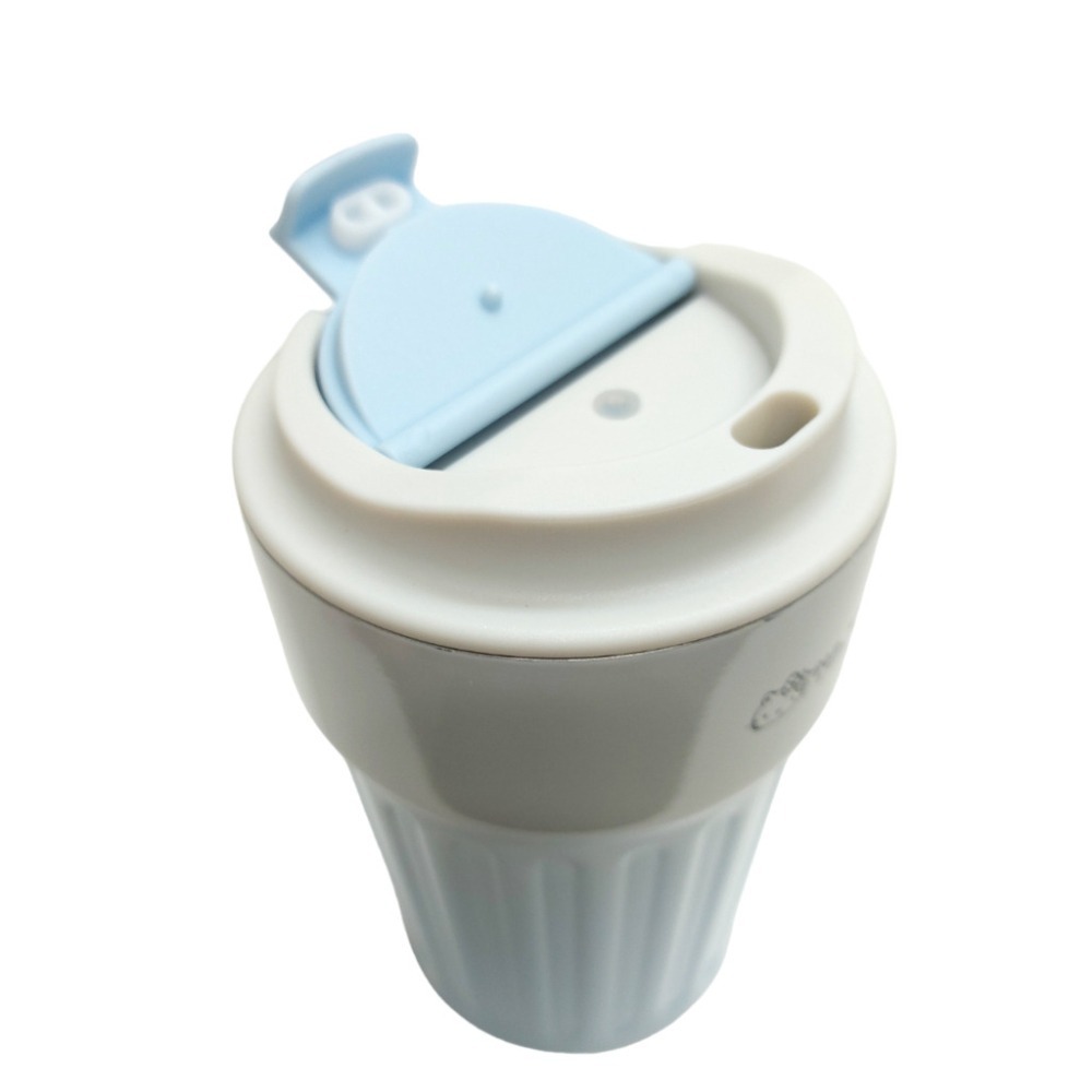 三麗鷗 HELLO KITTY  吊飾優雅咖啡杯400ml 直飲杯 飲料杯-細節圖3