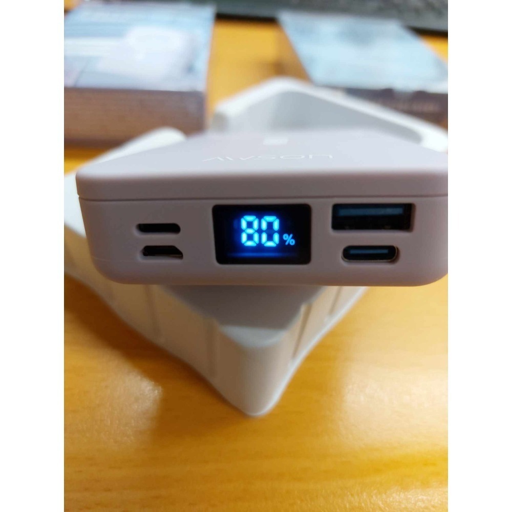 AWSON 7 IN 1 自帶雙線 10000mAh 磁吸 立架無線充電 PD20W 雙向快充  38.5WH 行動電源-細節圖5
