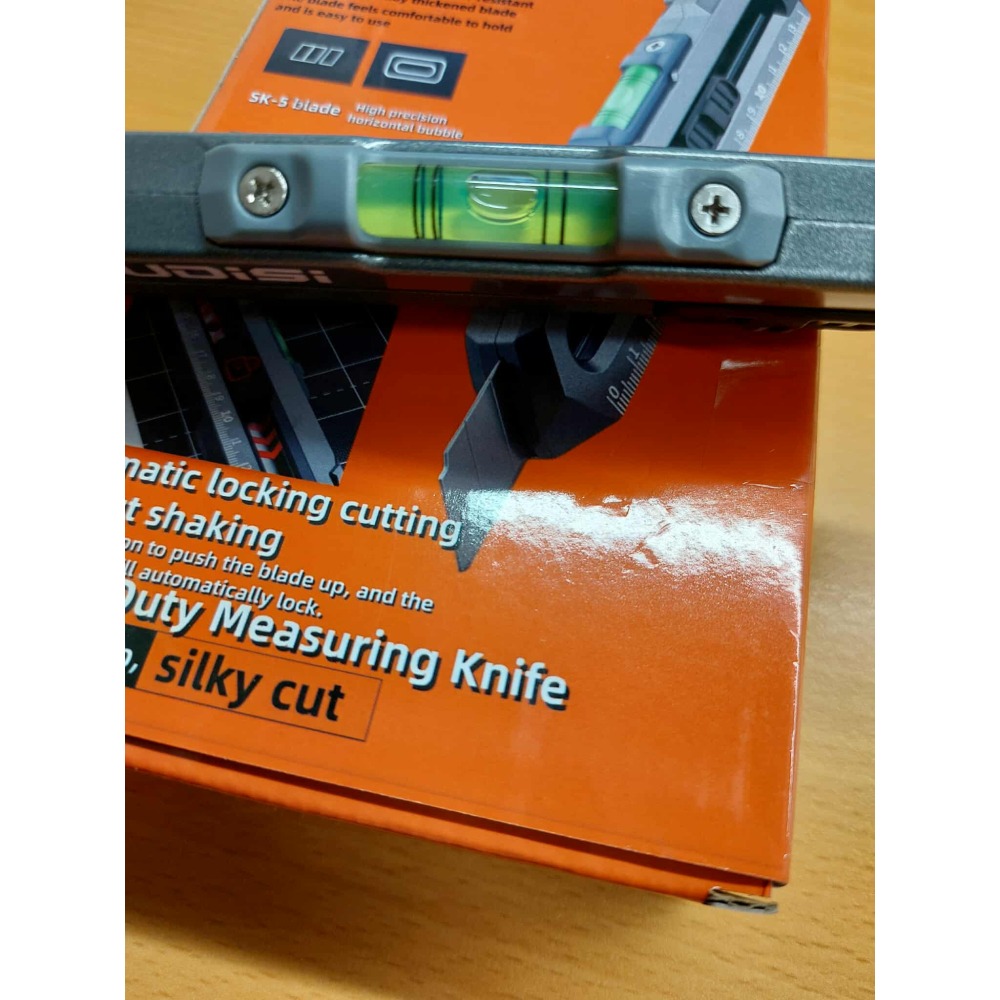 多功能美工刀 工業用美工刀 鋁閤金美工刀 SK5刀片 電工美工刀 重型加厚美工刀 裁紙刀 美工刀 帶刻度 水平尺-細節圖2