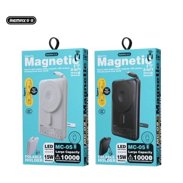 REMAX 磁吸 15W 自備C線 折疊支架 無線充 10000mAh 38.5WH 輕薄行動電源-規格圖5