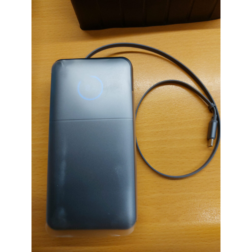 REMAX 睿量 PD 65W 自備Type-C伸縮線 牆插20000mAh 數顯 可上飛機 充筆電 行動電源 歐美規組-細節圖2