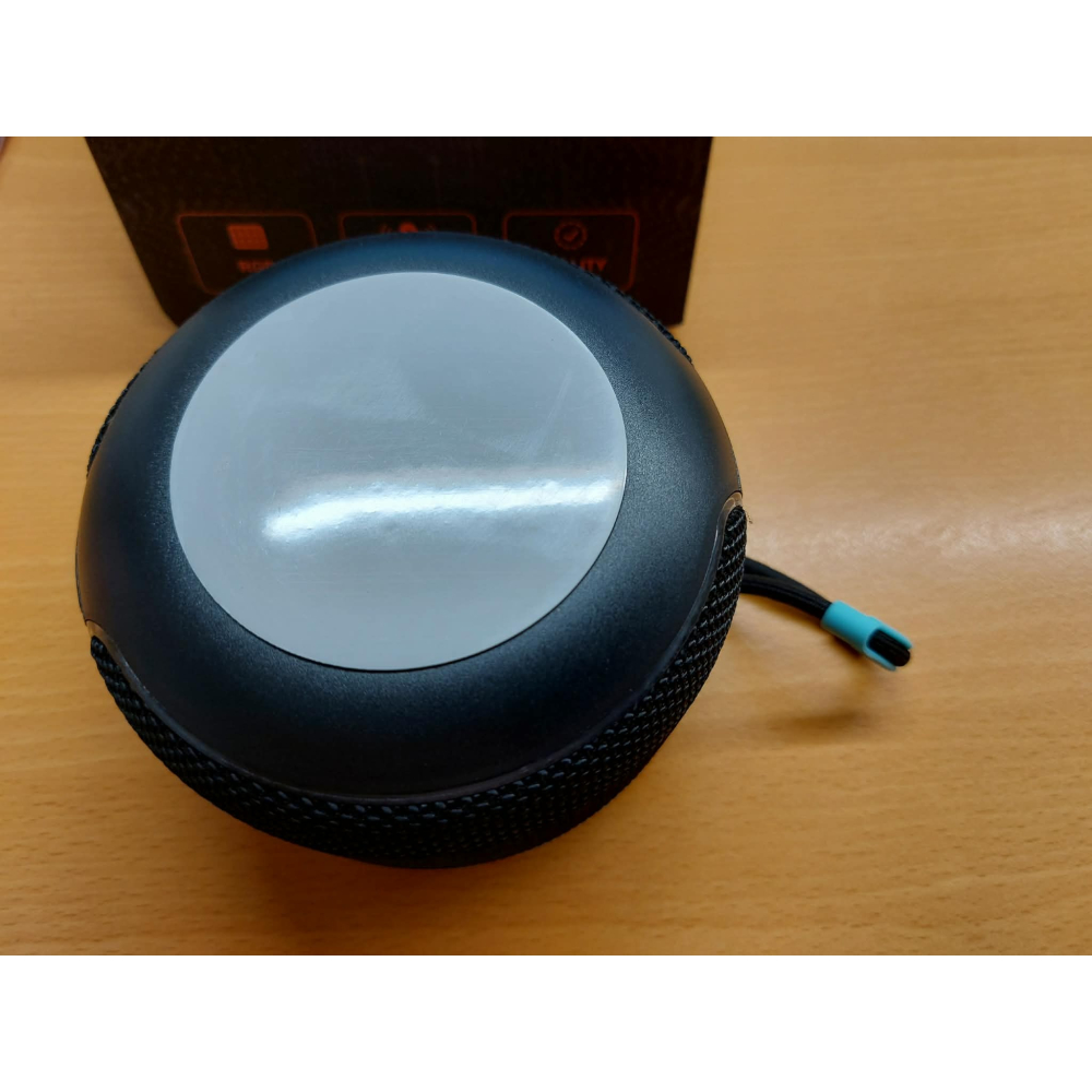 炫彩燈光便攜音響 藍芽喇叭 支援TF卡 USB-細節圖2