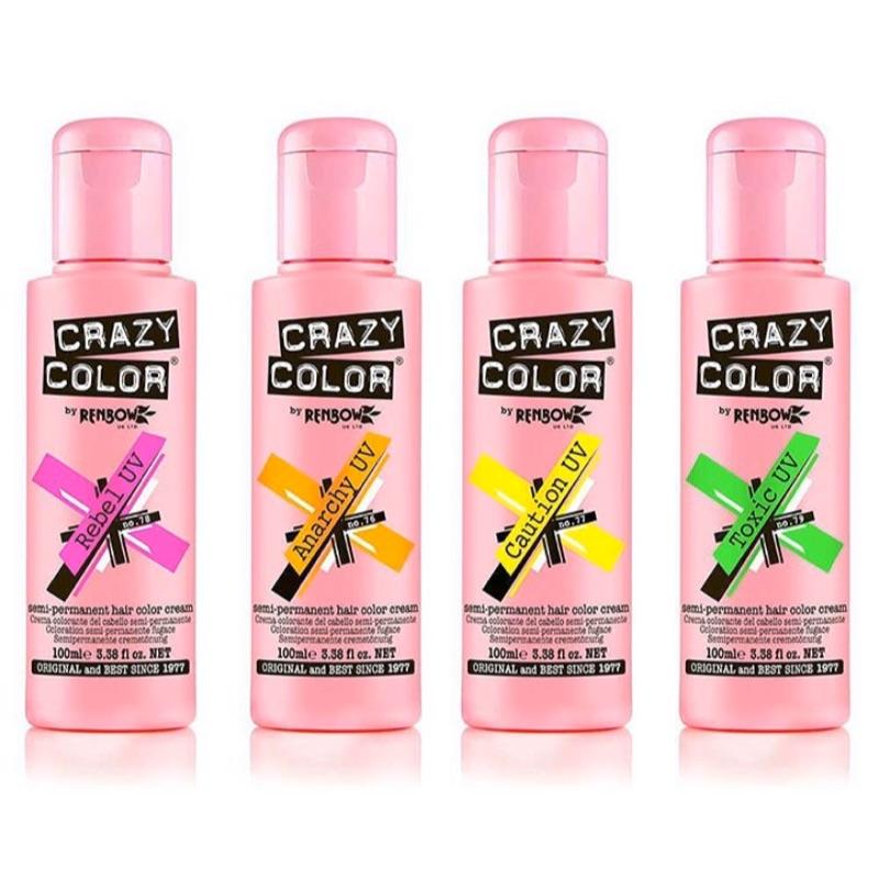 🇬🇧 Crazy Colour Toxic UV 螢光綠 螢光黃 電子蜥蜴綠-細節圖2