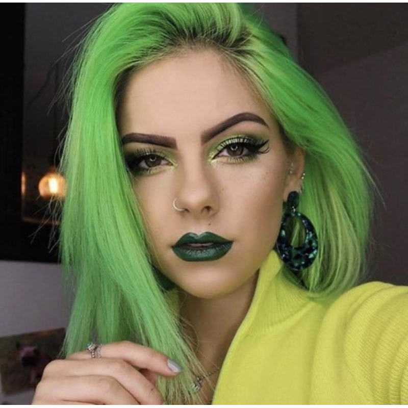 🇬🇧 Crazy Colour Toxic UV 螢光綠 螢光黃 電子蜥蜴綠-細節圖3