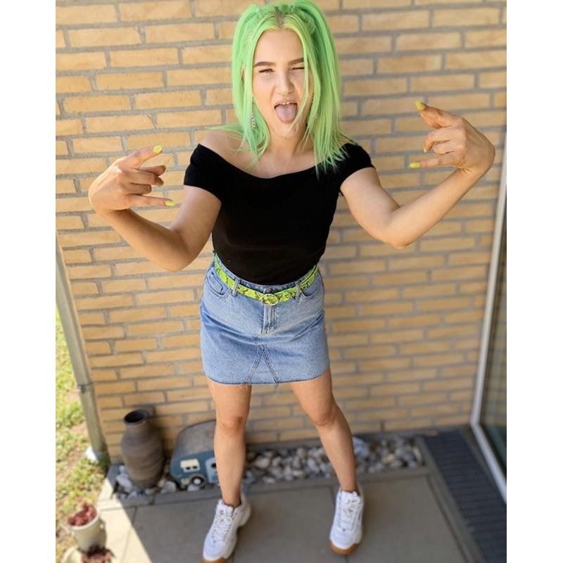 🇬🇧 Crazy Colour Toxic UV 螢光綠 螢光黃 電子蜥蜴綠-細節圖4