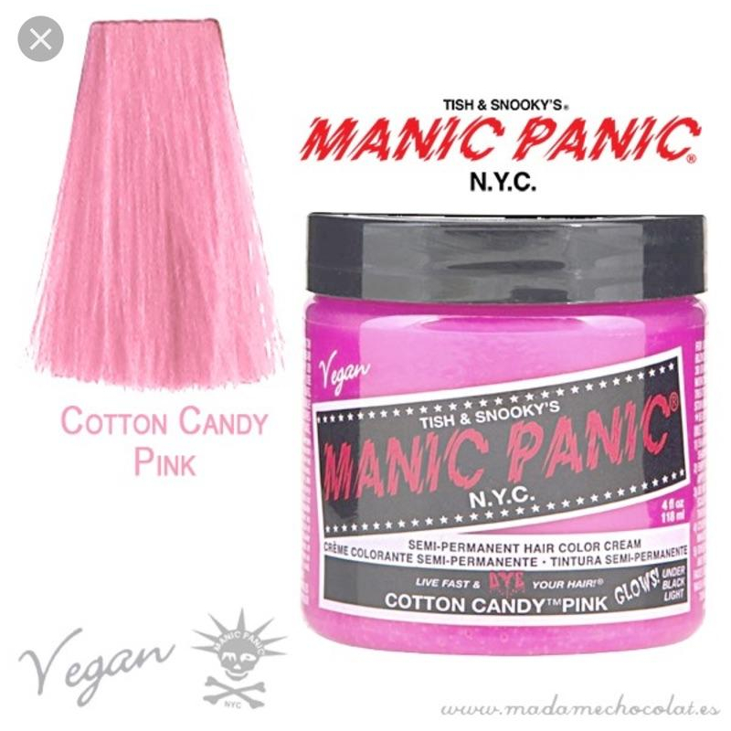 Manic Panic Cotton Candy Pink 棉花糖粉紅 經典版 118ml-細節圖3