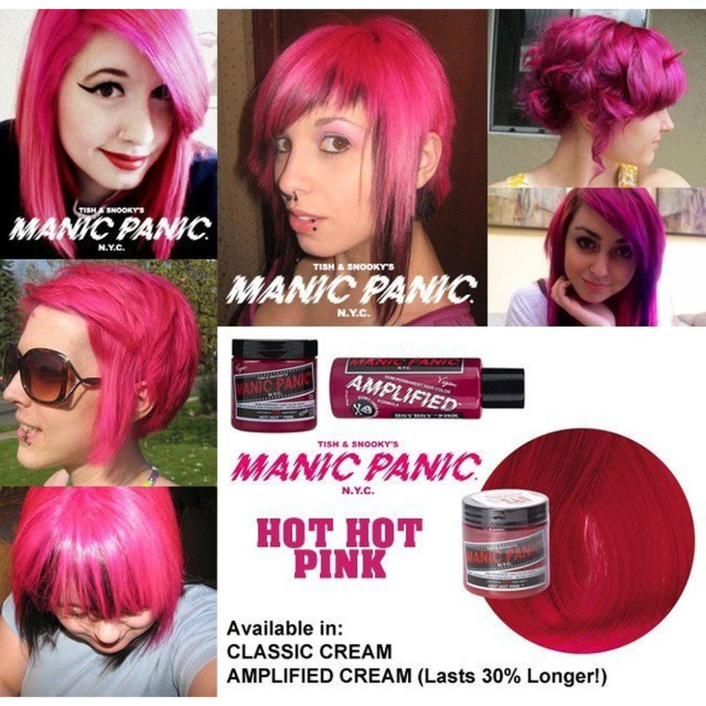 Manic Panic  【經典版】【現貨】hot hot pink 熱桃紅 毛怪 龐克 動漫-細節圖2