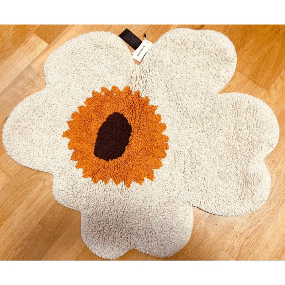 【現貨】️芬蘭 Marimekko 花型地墊 UNIKKO 地毯 3色可選-細節圖3