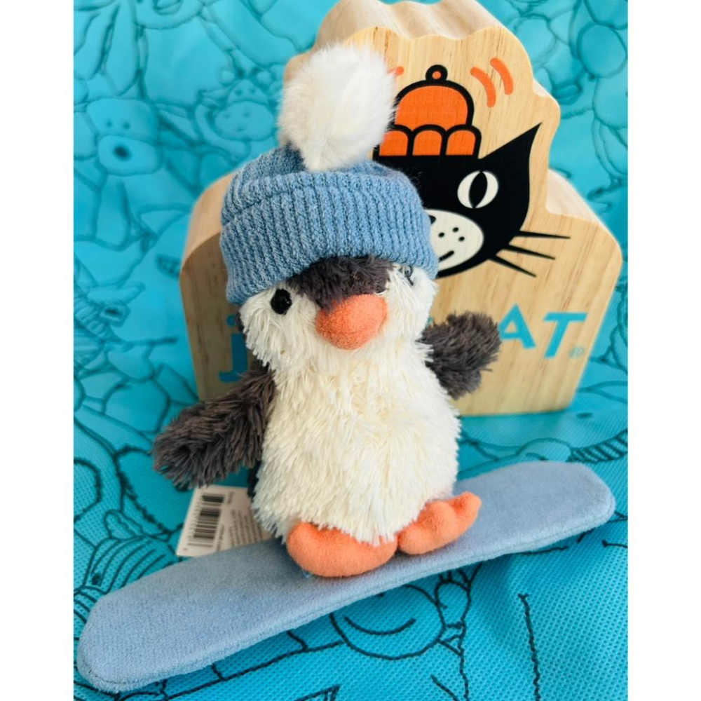 【現貨】英國Jellycat 聖誕新品 聖誕樹 水晶球 熱可可 聖誕兔 滑雪企鵝 小雪人 知更鳥-細節圖7