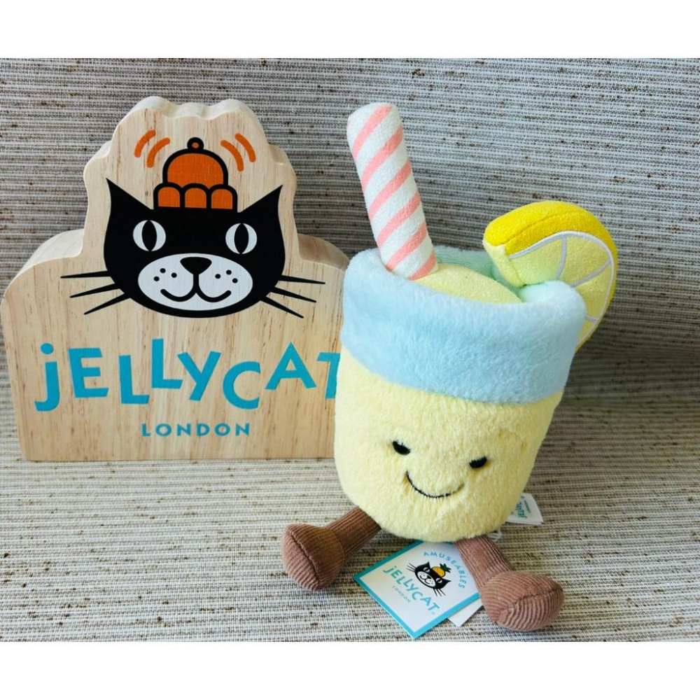 【現貨】英國Jellycat 2025 夏季新品 椰子 檸檬水 珊瑚 鯨鯊 衝浪板 火龍果-細節圖8