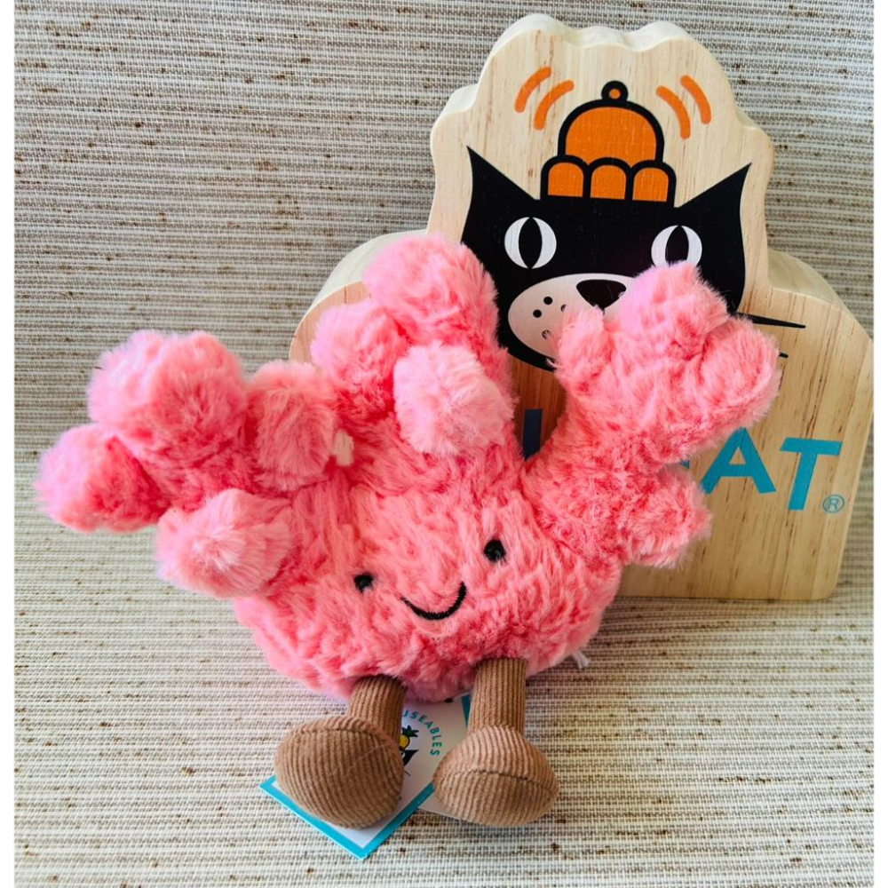 【現貨】英國Jellycat 2025 夏季新品 椰子 檸檬水 珊瑚 鯨鯊 衝浪板 火龍果-細節圖9