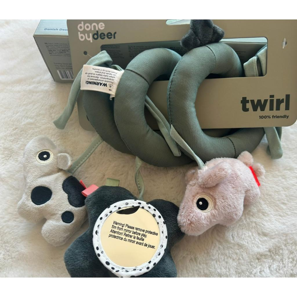 【現貨】丹麥 Done By Deer 活動螺旋 圈圈 玩具 感官鏡 小小農場 Tiny farm 新品-細節圖2