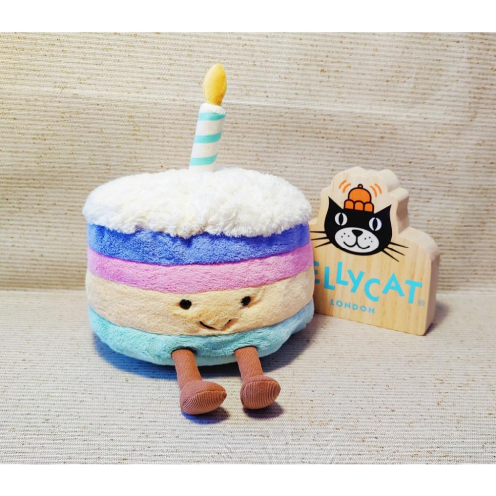 【現貨】英國Jellycat  Amuseable 紅絲絨蛋糕 彩虹生日蛋糕 草莓生日蛋糕-細節圖4