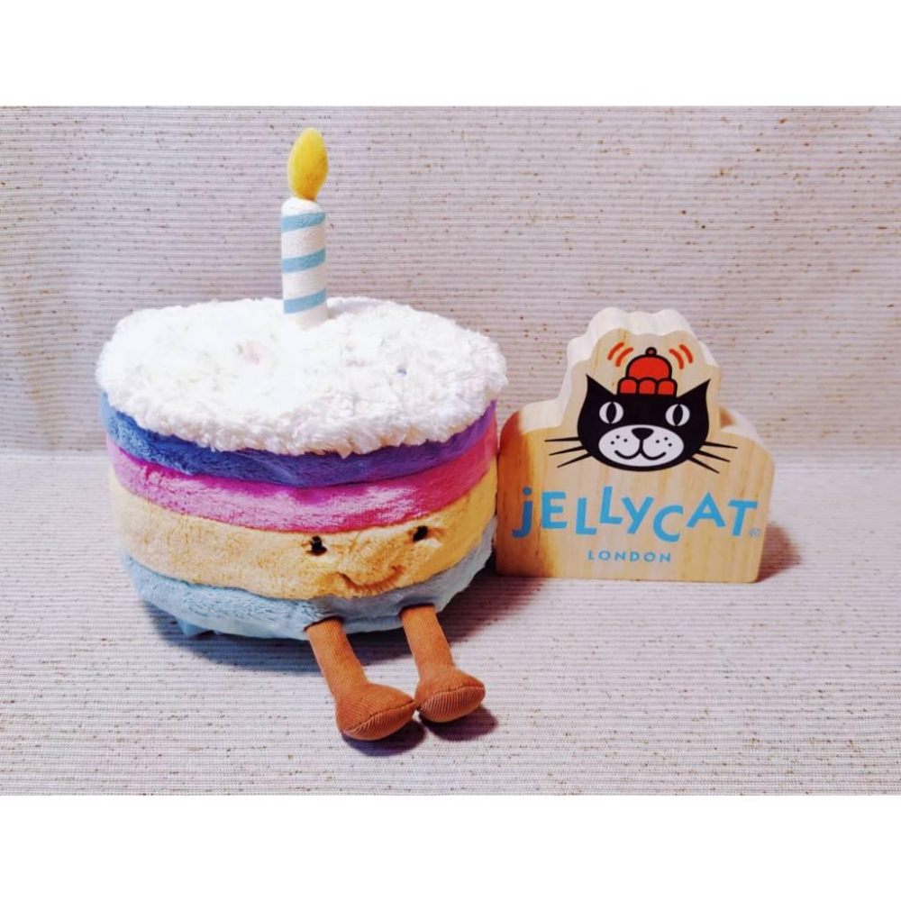 【現貨】英國Jellycat  Amuseable 紅絲絨蛋糕 彩虹生日蛋糕 草莓生日蛋糕-細節圖5