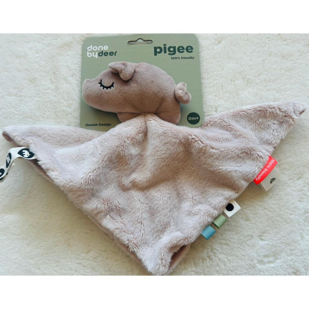 【現貨】丹麥 Done By Deer 柔軟 安撫巾 安撫毯 Cozy friend Dotti 小小農場-細節圖4