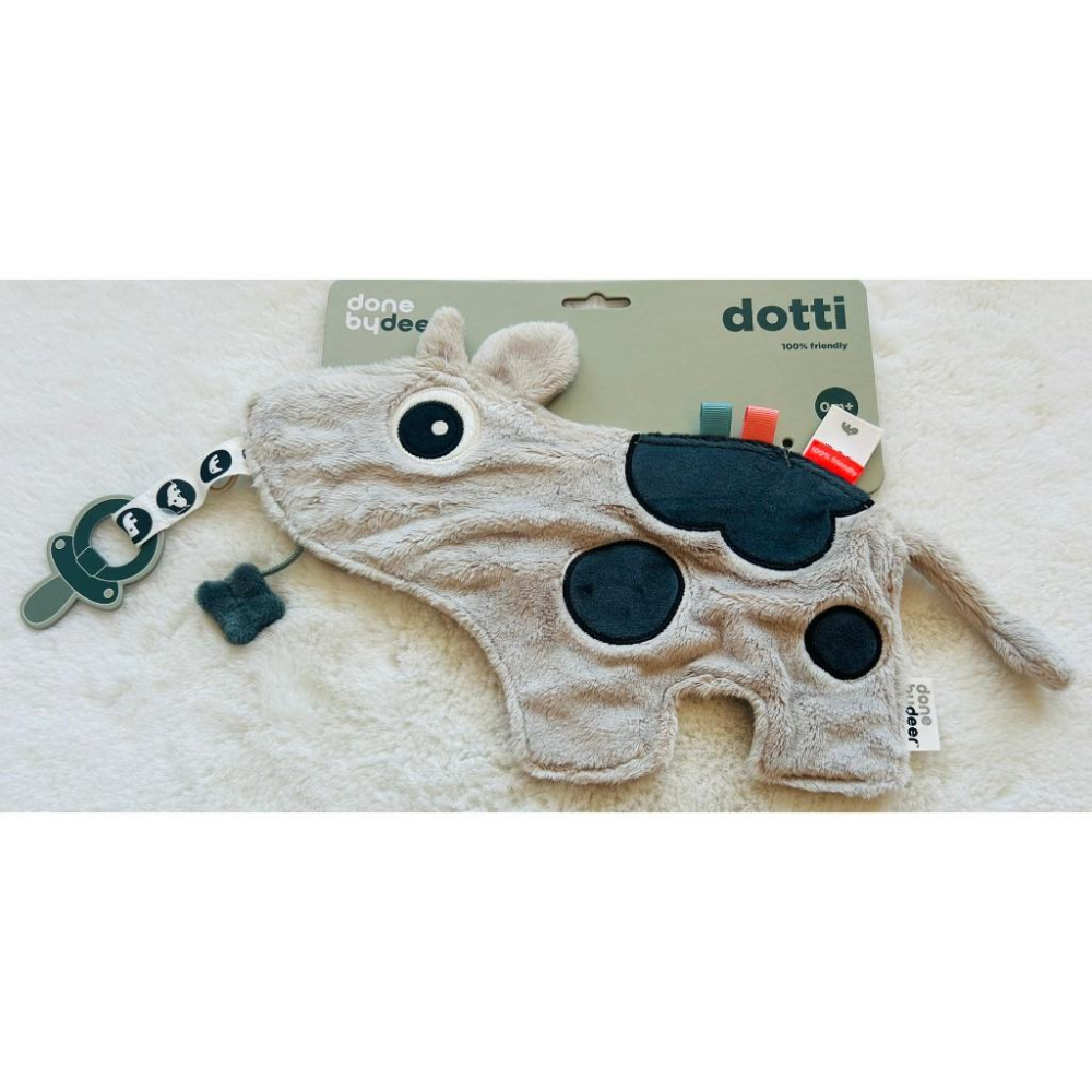 【現貨】丹麥 Done By Deer 柔軟 安撫巾 安撫毯 Cozy friend Dotti 小小農場-細節圖5