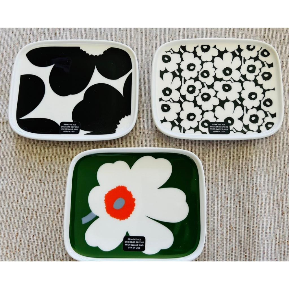 【現貨】️芬蘭 Marimekko 罌粟花 Unikko 餐盤 圓盤 小方盤 馬克杯 對杯 60周年限定款-細節圖3