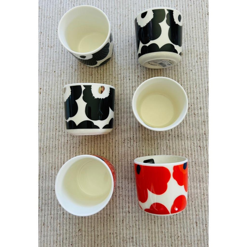 【現貨】️芬蘭 Marimekko 罌粟花 Unikko 餐盤 圓盤 小方盤 馬克杯 對杯 60周年限定款-細節圖6