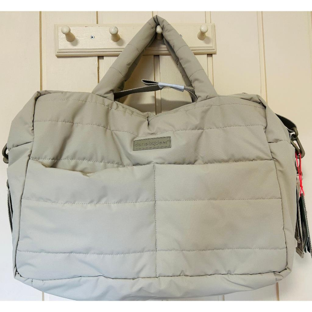 【現貨】️ 丹麥 DONE BY DEER 絎縫 媽媽包 外出包 防水 肩背/手提 新色黑色-細節圖2