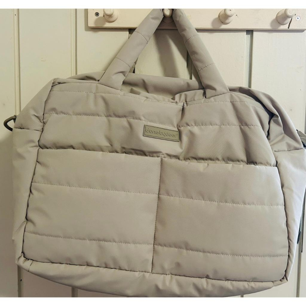 【現貨】️ 丹麥 DONE BY DEER 絎縫 媽媽包 外出包 防水 肩背/手提 新色黑色-細節圖5