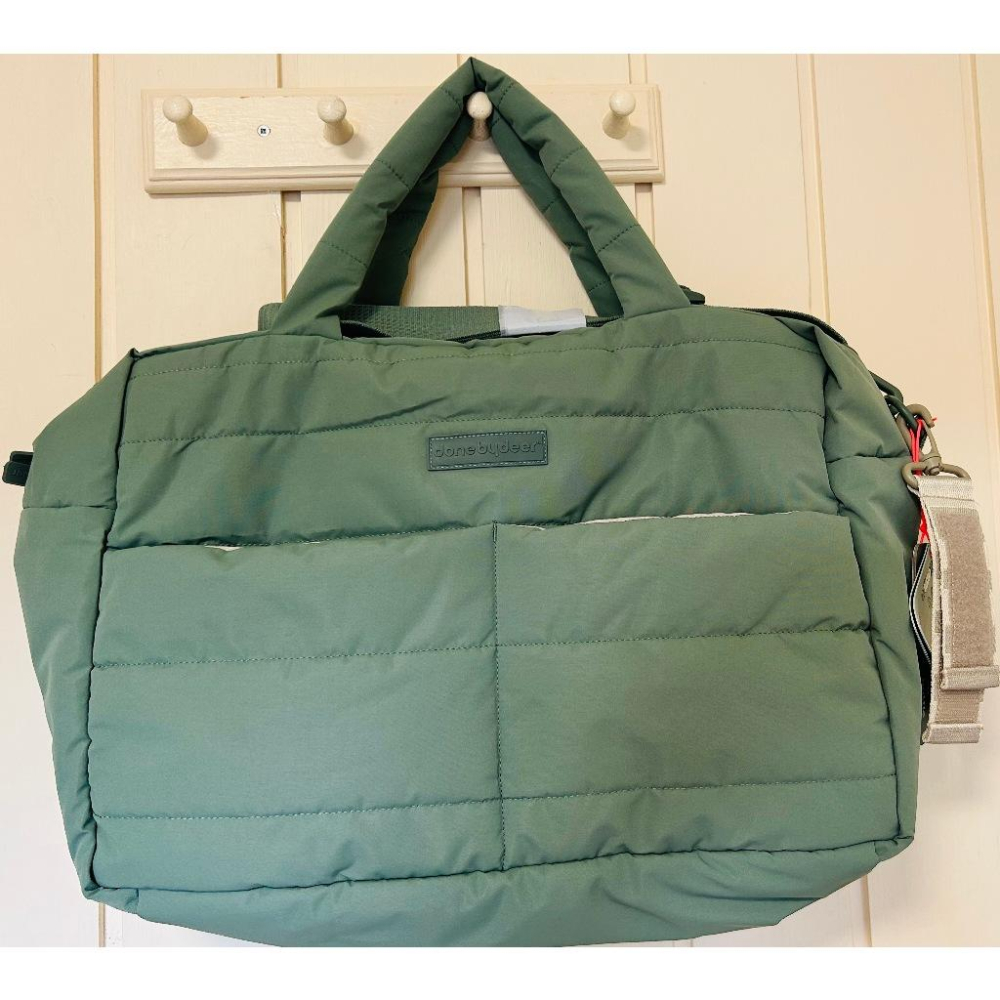 【現貨】️ 丹麥 DONE BY DEER 絎縫 媽媽包 外出包 防水 肩背/手提 新色黑色-細節圖6