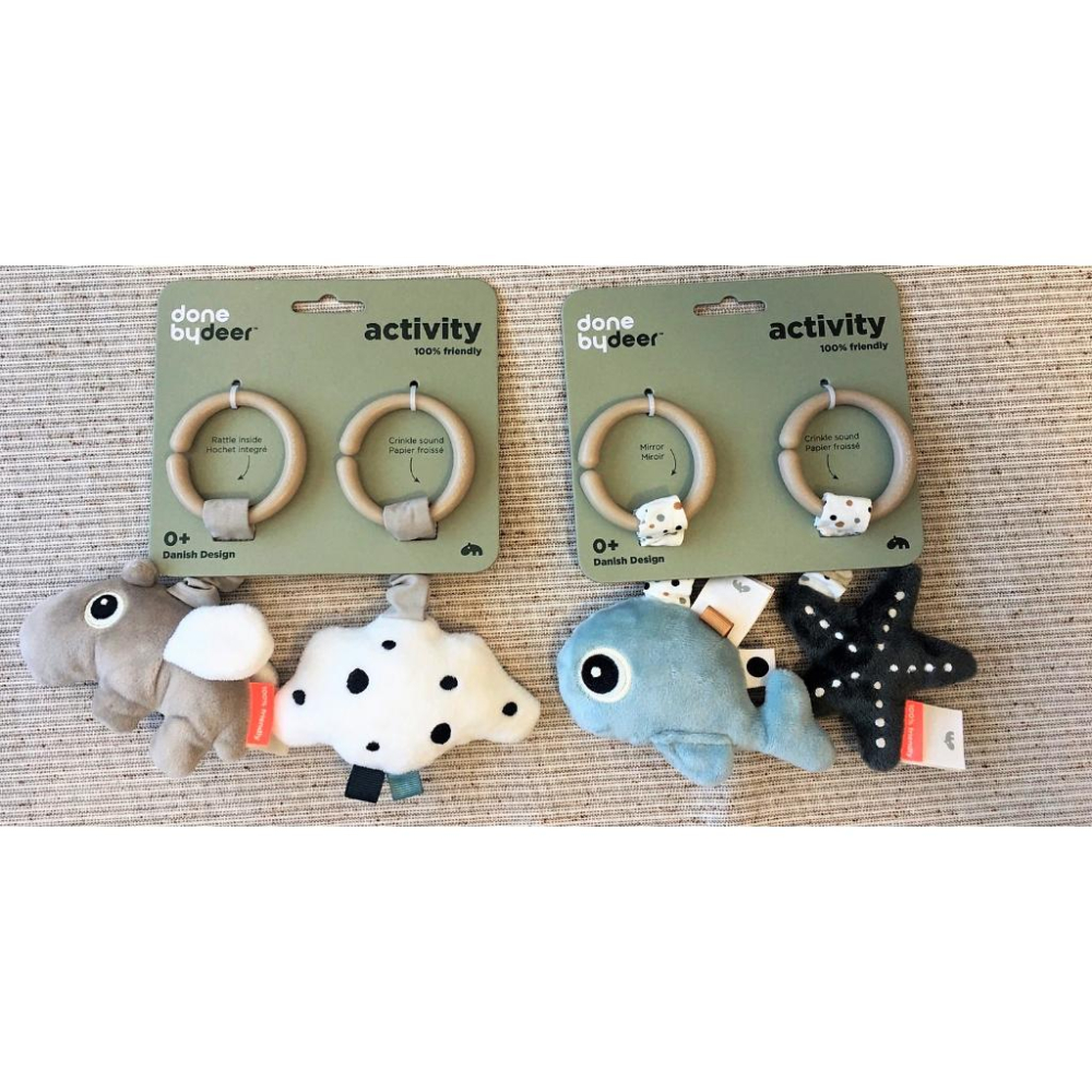 【現貨】️ 丹麥 DONE BY DEER 推車玩具 手搖鈴 2023 新款 Wally-細節圖2