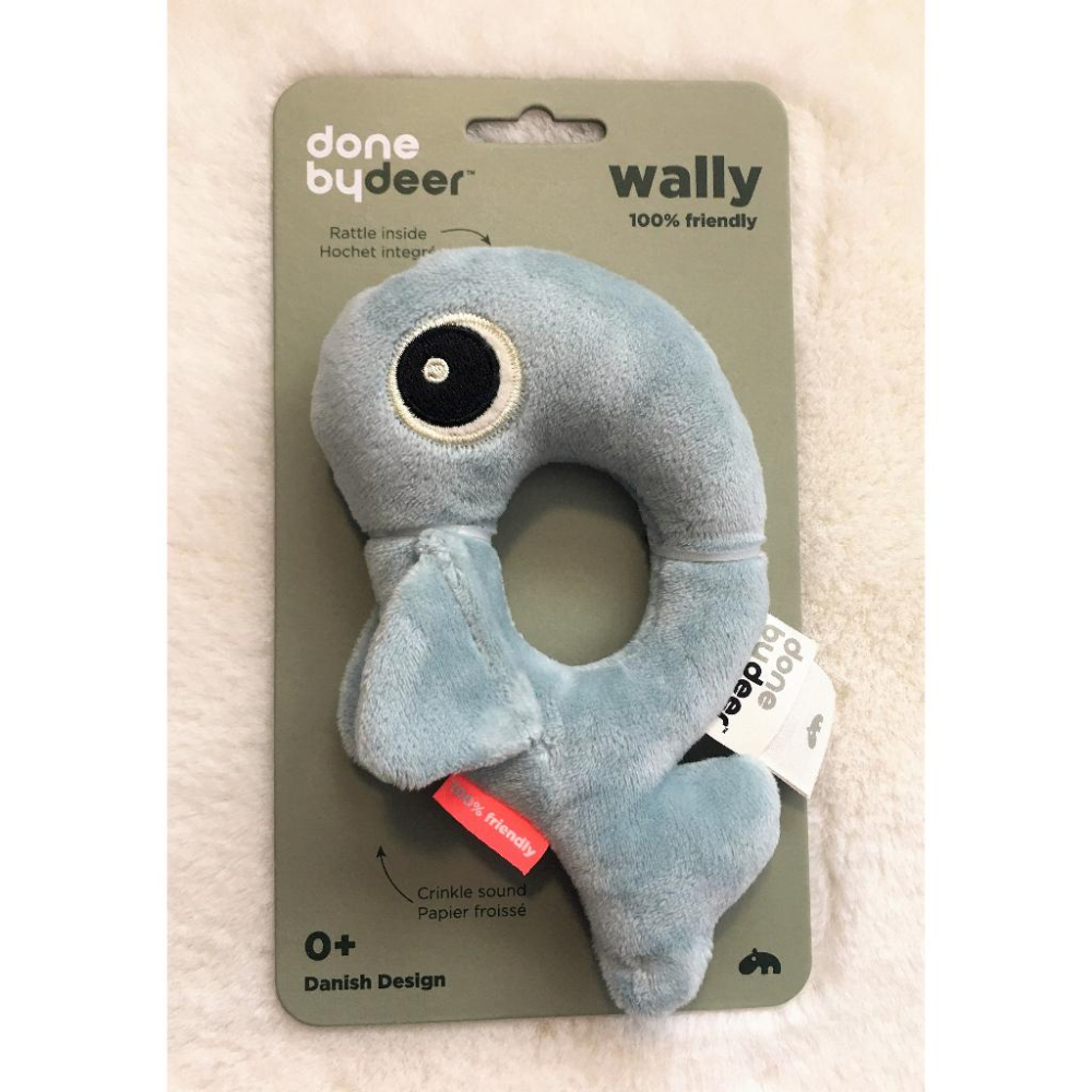 【現貨】️ 丹麥 DONE BY DEER 推車玩具 手搖鈴 2023 新款 Wally-細節圖4
