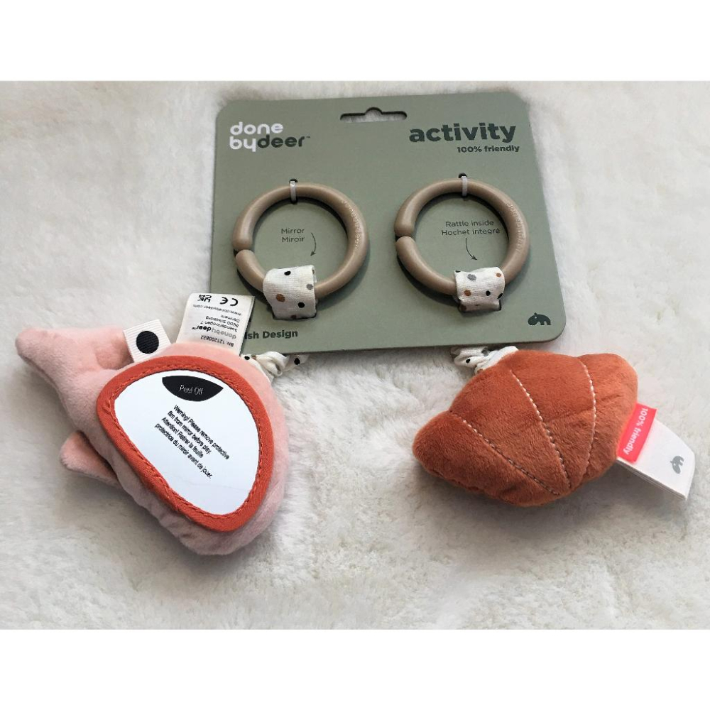 【現貨】️ 丹麥 DONE BY DEER 推車玩具 手搖鈴 2023 新款 Wally-細節圖6