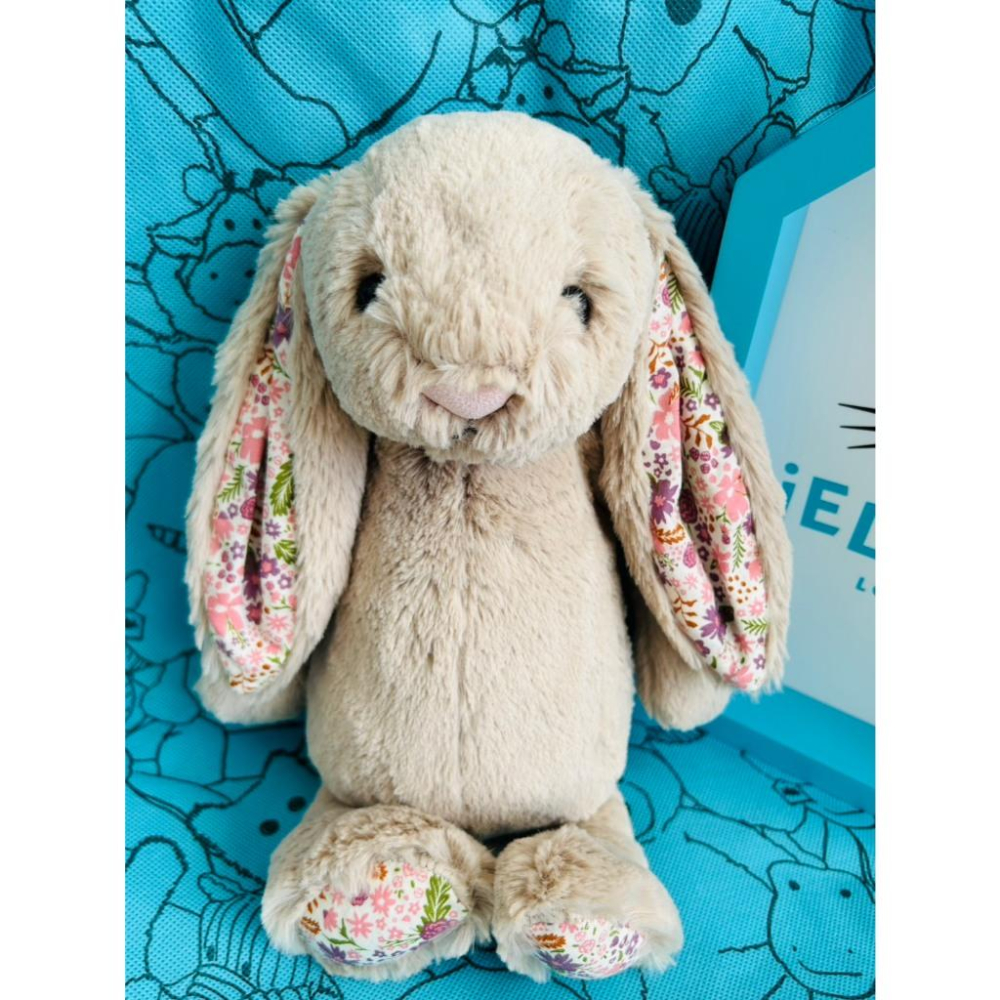 【現貨】英國Jellycat 安撫玩偶 兔兔 Timmy Turtle Ricky Rain 粉紅萊奧拉熊 多款可選-細節圖2