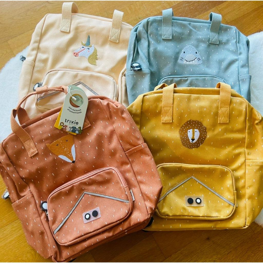 【現貨】比利時 Trixie 動物造型 書包 兒童背包 新款 大背包 可放A4-細節圖2