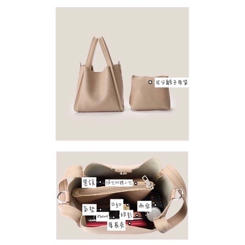 ‼️全色現貨 下單隔天出‼️♡♥ 韓國同款🍂知性美軟皮革兩用包✦-細節圖2