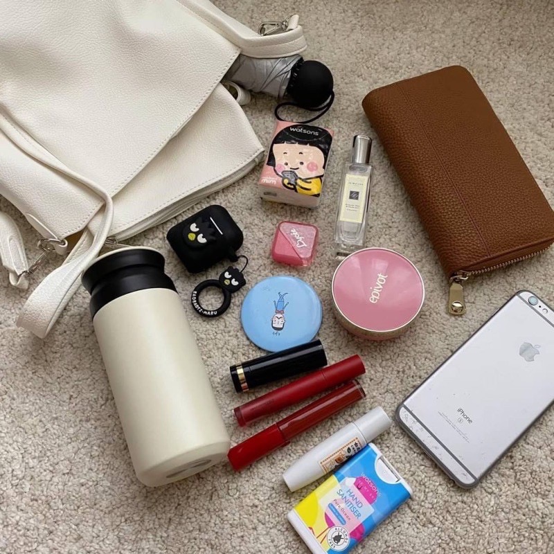 ‼️全色現貨 下單隔天出‼️♡♥ 韓國同款🍂知性美軟皮革兩用包✦-細節圖3