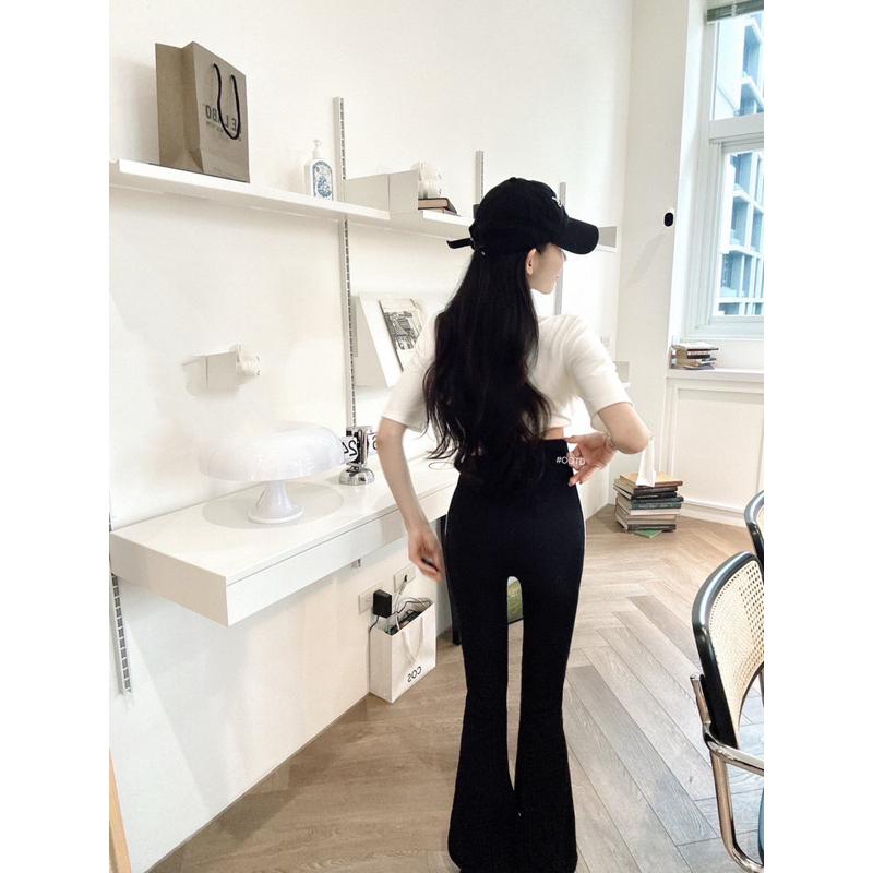 自訂款🔥絕對長腿 邊條喇叭落地褲-細節圖4