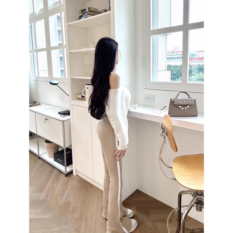 自訂款🔥絕對長腿 邊條喇叭落地褲-細節圖8