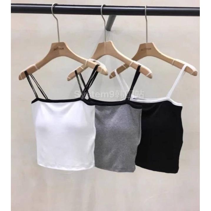 現貨❗️ // 配色邊平口BRA TOP ～-細節圖4