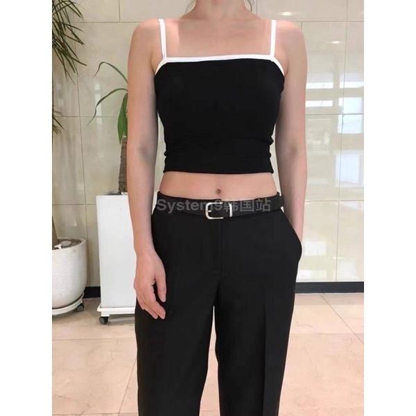 現貨❗️ // 配色邊平口BRA TOP ～-細節圖7