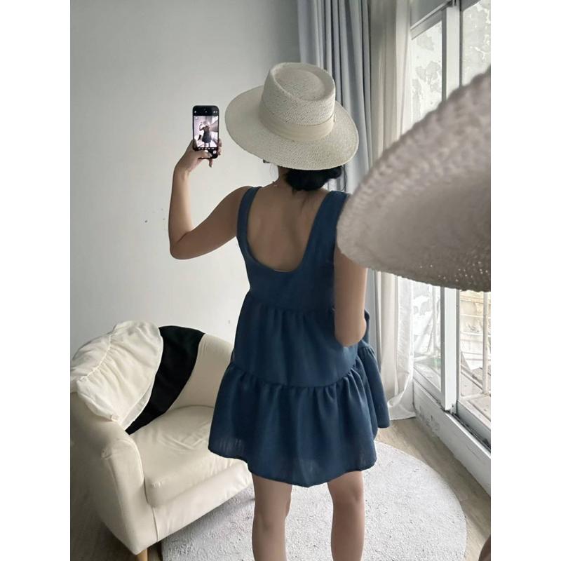 現貨🔥JC自訂 麻料織紋後U美背短洋-細節圖8