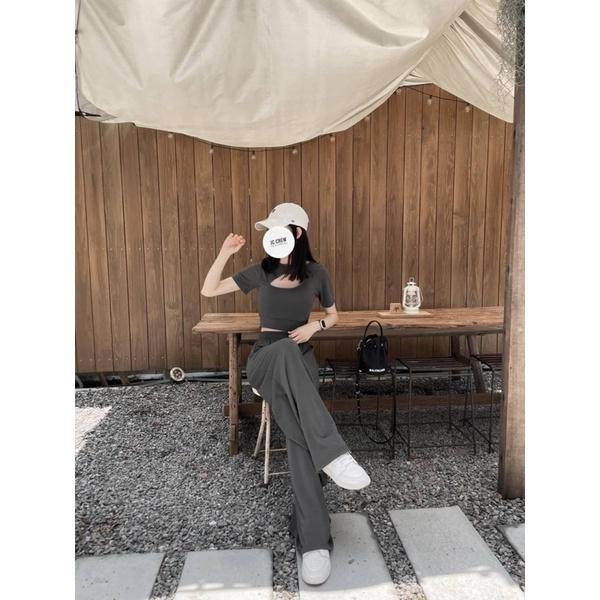 JC自訂款-// 完美比例褲落地寬褲-細節圖2