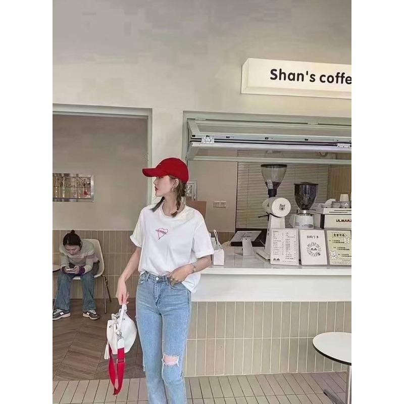 現貨🔥FSY 直播熱賣款 // 質感水洗割破巨彈淺色牛仔長褲👖-細節圖9