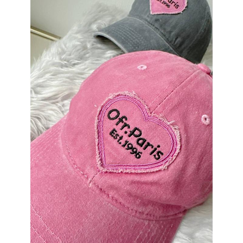 現貨✨愛心𝐏𝐀𝐑𝐈𝐒棒球老帽-細節圖3